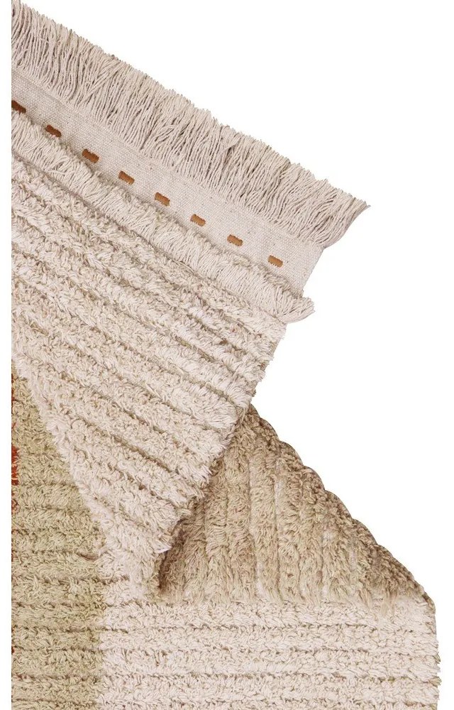 Béžový bavlnený behúň 80x230 cm Duetto Sage – Lorena Canals