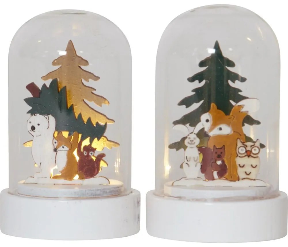 Star trading LED stolová dekorácia FOREST FRIENDS SET/2ks