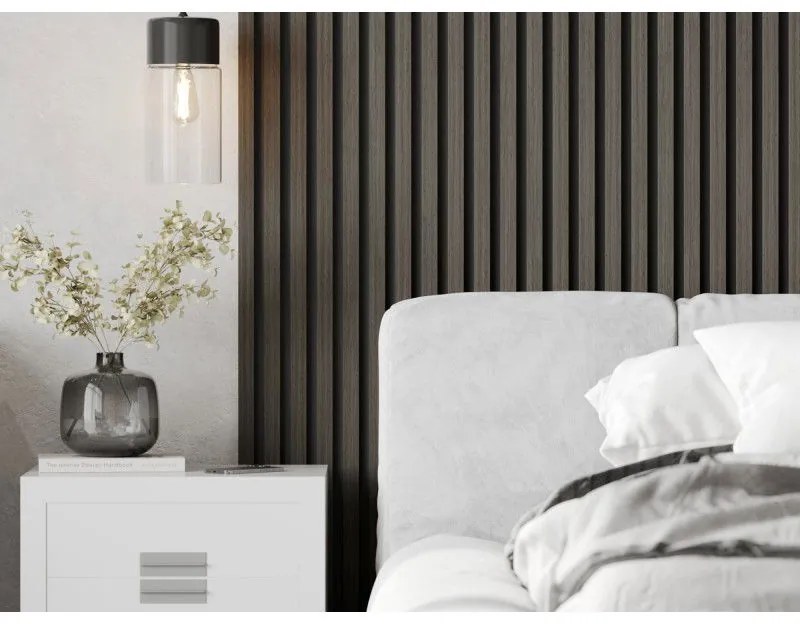 Mexen Lam-B, akustické stenové lamely 275 × 30 cm, HDF doska 4 mm, technická dyha, dub ónyxový, S100-275307-3015-010