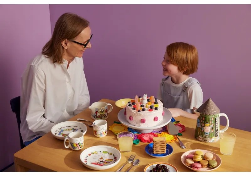 Set hrnčeka a taniera Moomin Little My, darčekový box