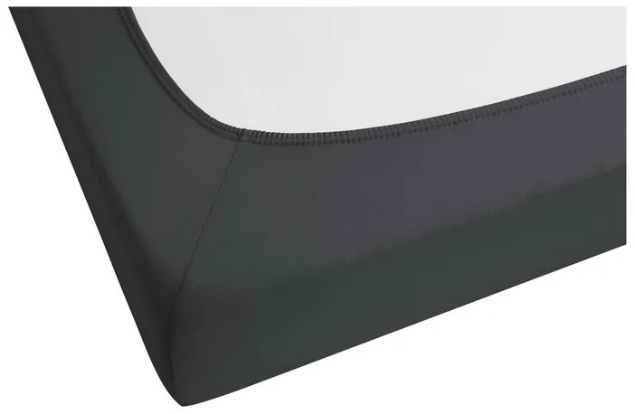 Biberna Napínacia džersejová plachta (titánová, 180 – 200 x 200 cm)  (100227068)