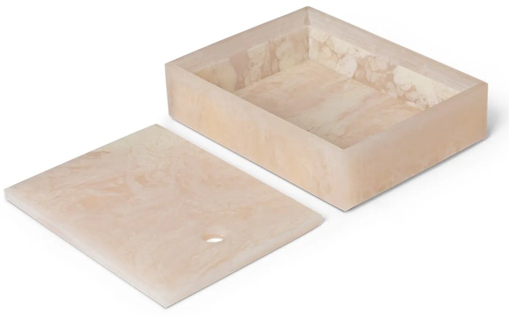 Ferm Living Úložný box Mist Pearl 15 × 20 cm