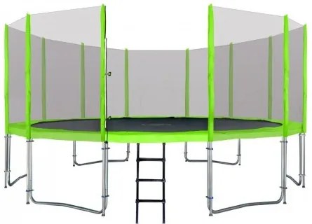 Záhradná trampolína RAMIZ SKY 16FT/487 cm - zelená
