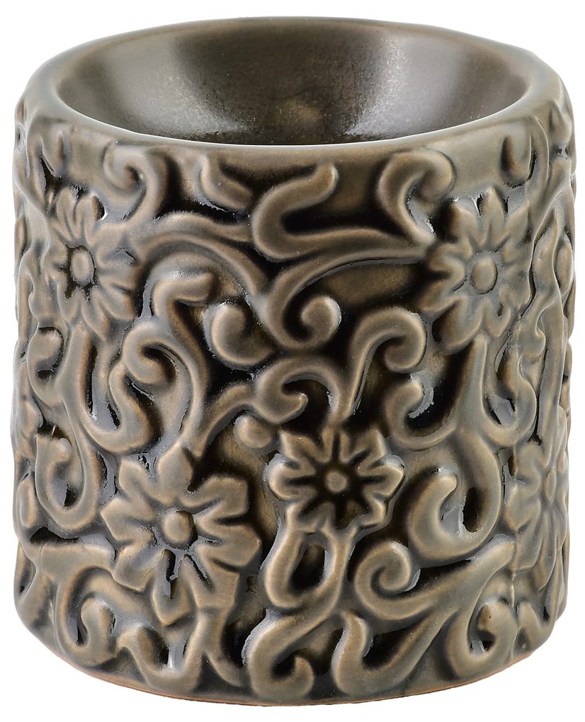 Keramická aroma lampa LILO 7,5 cm hnědá
