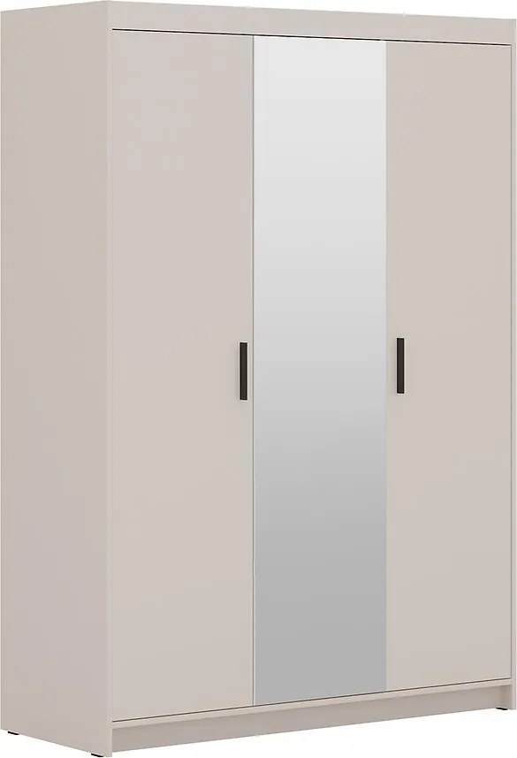 Skriňa Elena 3D zrkadlo pieskovo béžová