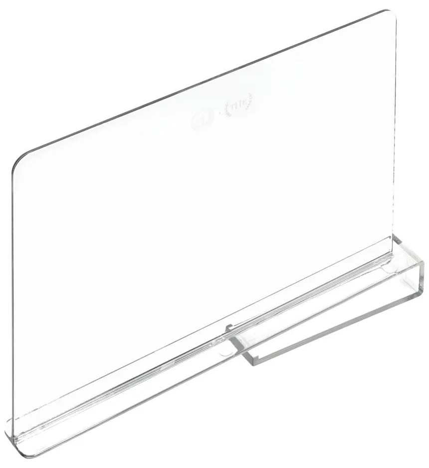 Transparentný rozdeľovač políc iDesign The Home Edit, dĺžka 30,9 cm