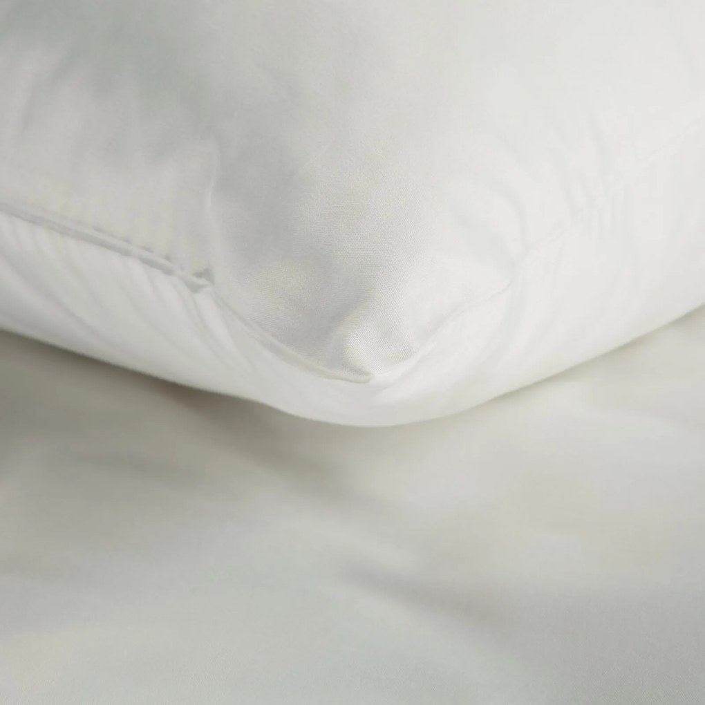 BAVLNENÉ OBLIEČKY HARMONY 160X200 CM, 2KS 70X80 CM BIELE