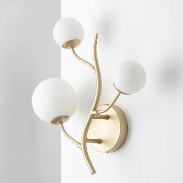 Brilagi - LED Nástenné svietidlo MISTEL 3xG9/3W/230V zlatá/biela