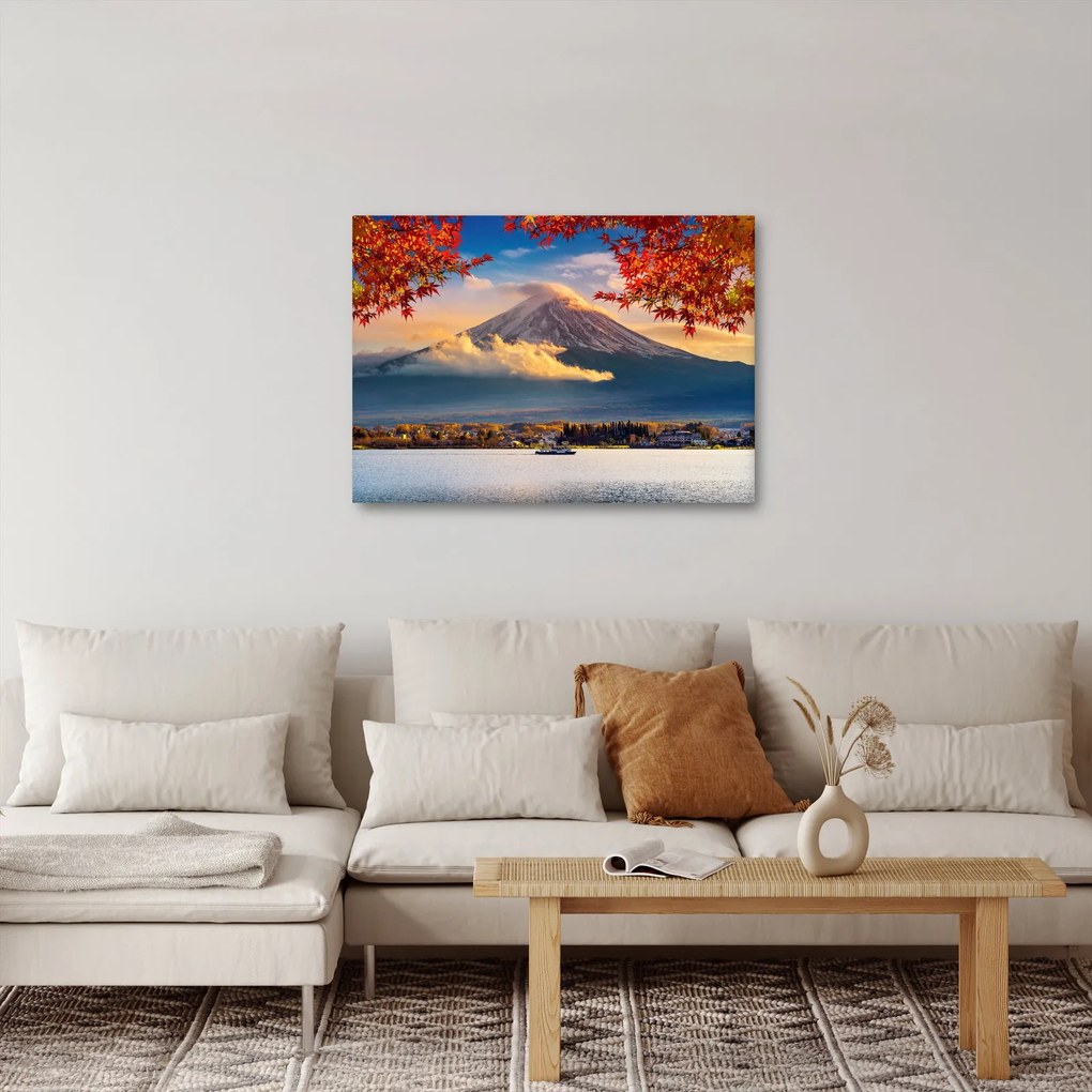 Obraz - Japonsko, Hora Fudži (70x50 cm)