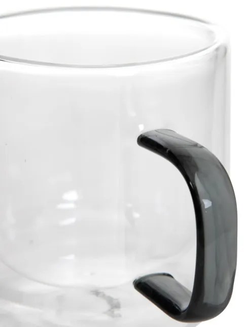 Sada dvoch hrnčekov CEMBRA RETRO priesvitné 888125 320 ml (2 ks)