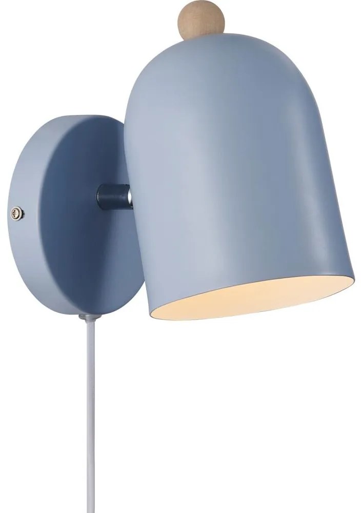 Nordlux - Nástenné bodové svietidlo GASTON 1xE27/15W/230V modrá