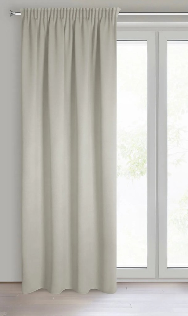 ZATEMŇOVACÍ ZÁVES NA PÁSKE CARLO 130X300 CM BÉŽOVÁ