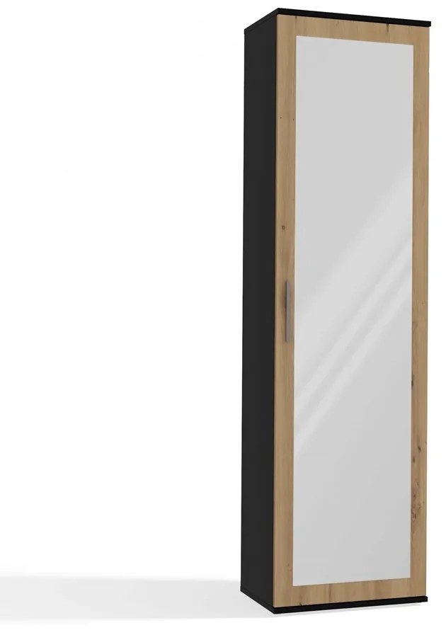 Predsieňová skriňa DUO dub artisan/antracit