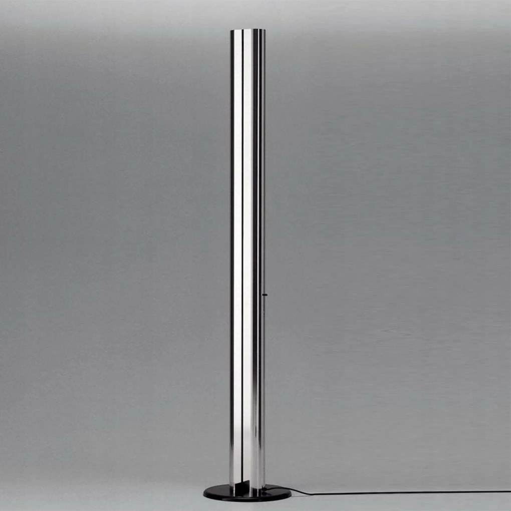 Stojacia lampa Artemide Megaron Led F, lesklý anodizovaný hliník, 182 cm