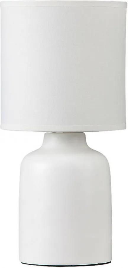 Rábalux 4365 Nočná stolová lampa Ida biely keramika E14 MAX 40W IP20