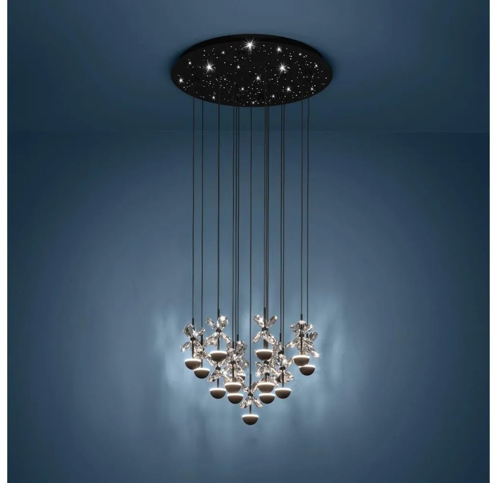 Eglo 390277 - LED Stmievateľný luster na lanku PIANOPOLI LED/27W/230V 3000K