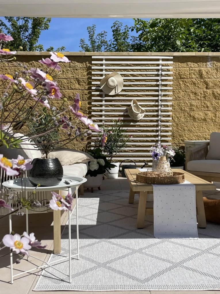 Hanse Home, Kusový koberec Twin Supreme 103760 Grey / Cream – na von aj na doma, 80x250, šedá, chodba / predsieň