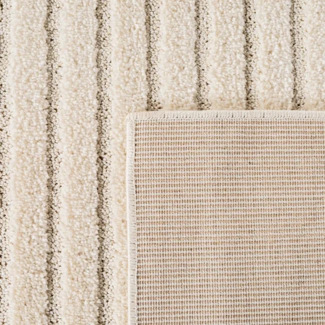 Koberec Square Art 3D krémový