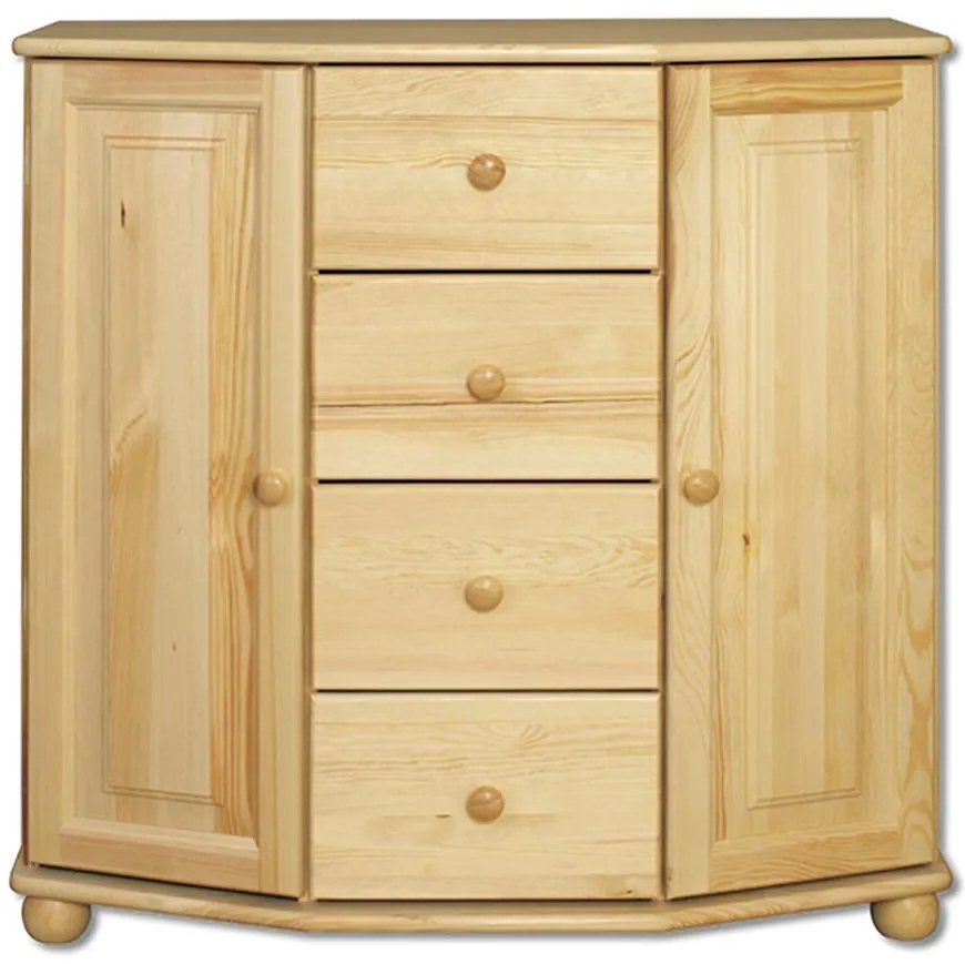 Komoda z Borovice KD129 surová