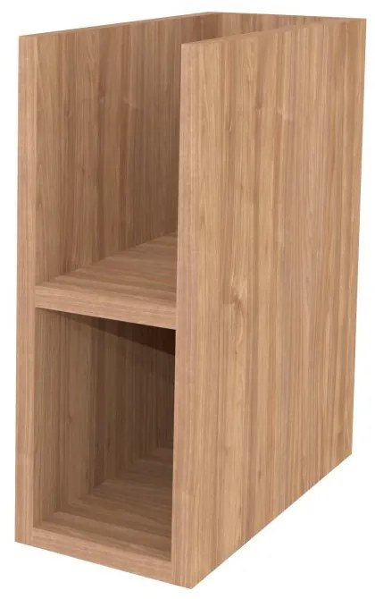 Mereo, Mereo Aira, kúpeľňová skrinka 20 cm, spodná, Multidecor, Light Select Walnut, MER-CN797SLSW1