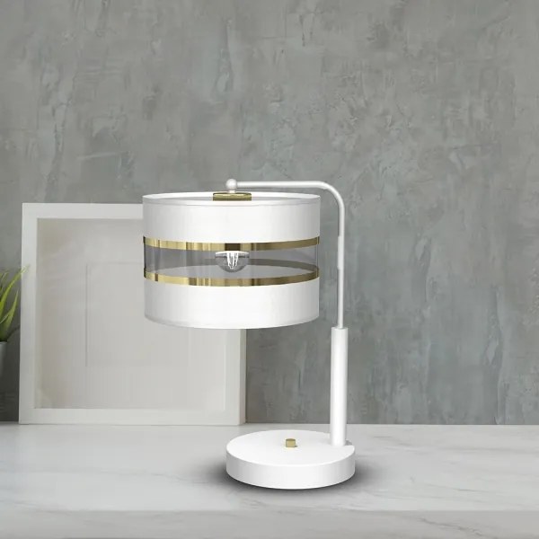 Stolná lampa ULTIMO 1xE27/6W/230V biela