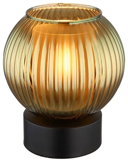 Globo 15638TG - Stolná lampa ZUMBA 1xE27/25W/230V pr. 15 cm zelená