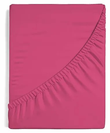 Napínacia plachta na postele - Raspberry Jersey 140/200/25