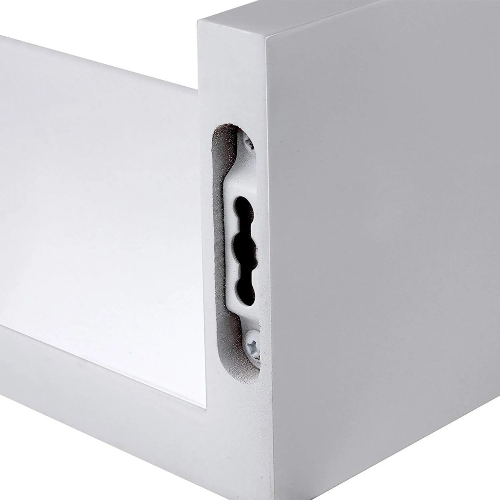 Sada 3 nástěnných polic Amora bílá