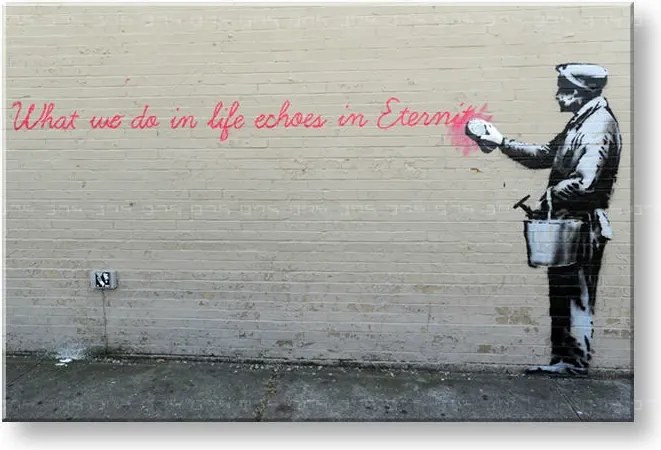 Obraz na plátne Street ART – Banksy