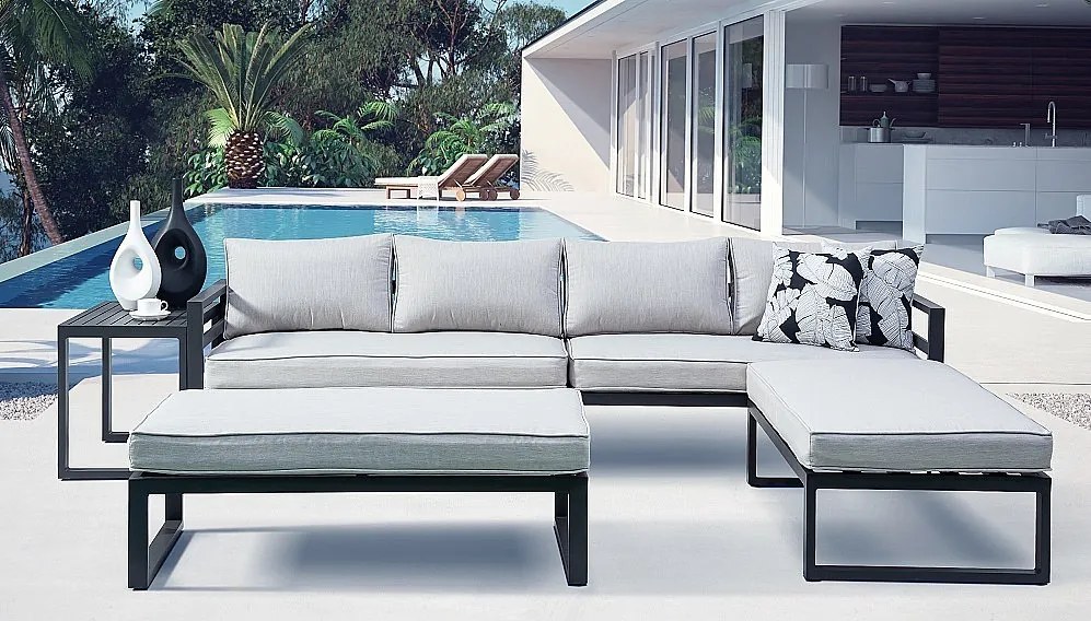 DEOKORK Hliníková rohová súprava DENVER