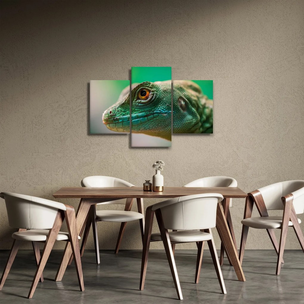 Detailný obraz jaštera (90x60 cm)