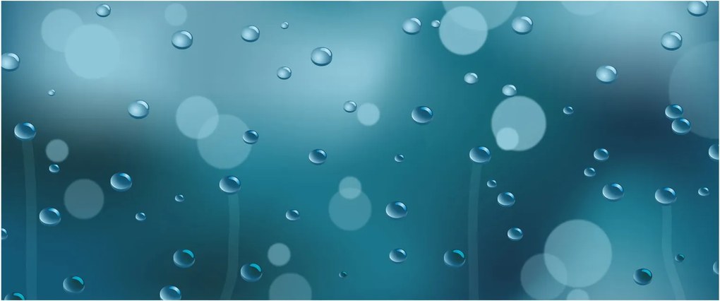 Obraz kvapôčok (120x50 cm)