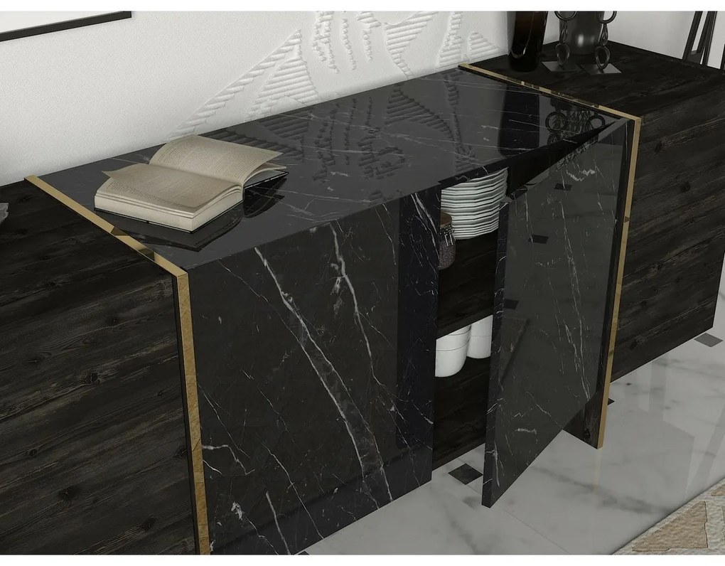 Skrinka Veyron Black and Gold