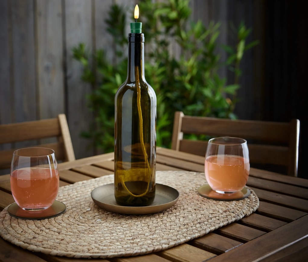 LED svetlo na fľašku »Candle«