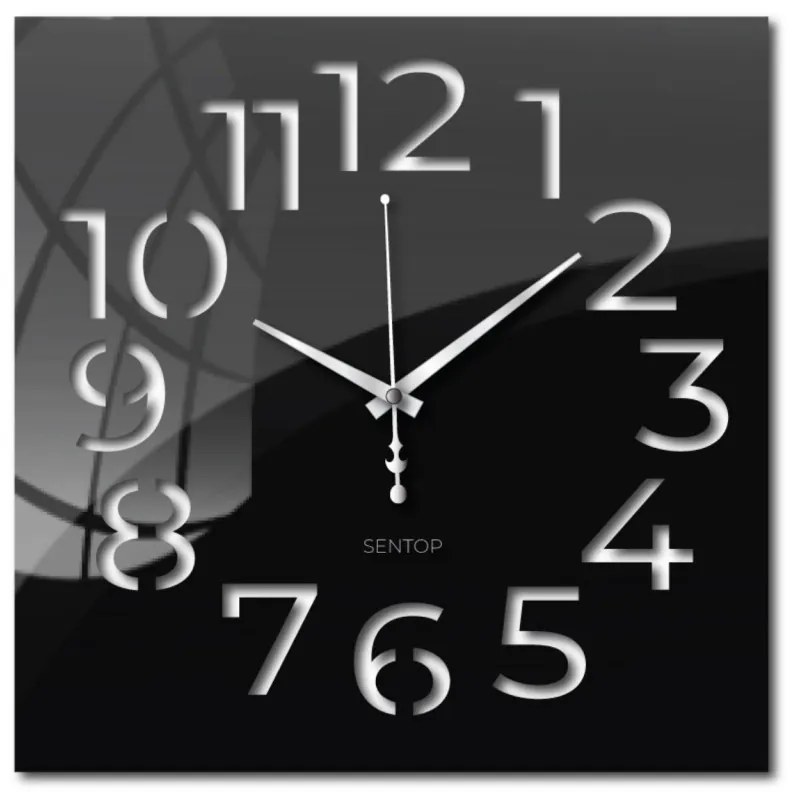 Hodiny na stenu štvorcové | SENTOP X0102