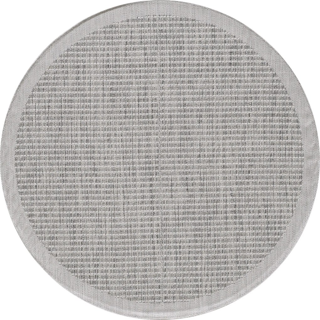 Ayyildiz, Kusový koberec Giza 1410 Grey kruh, 160x160 (priemer) kruh, šedá, chodba / predsieň