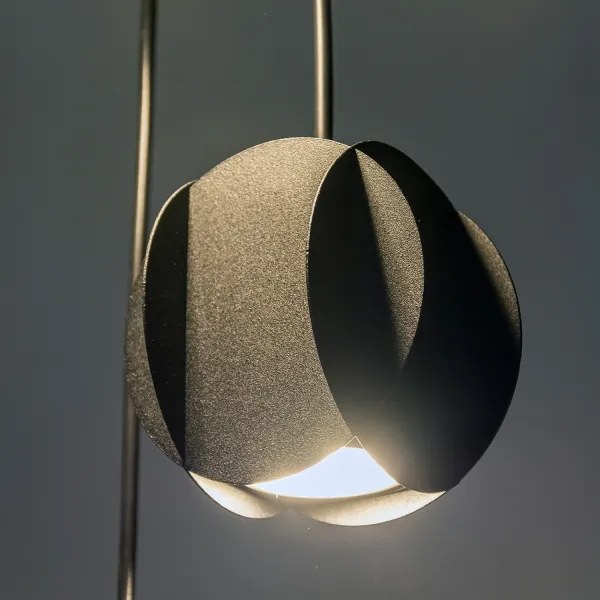 Luster na lanku GAMBIT 4xGU10/10W/230V čierny