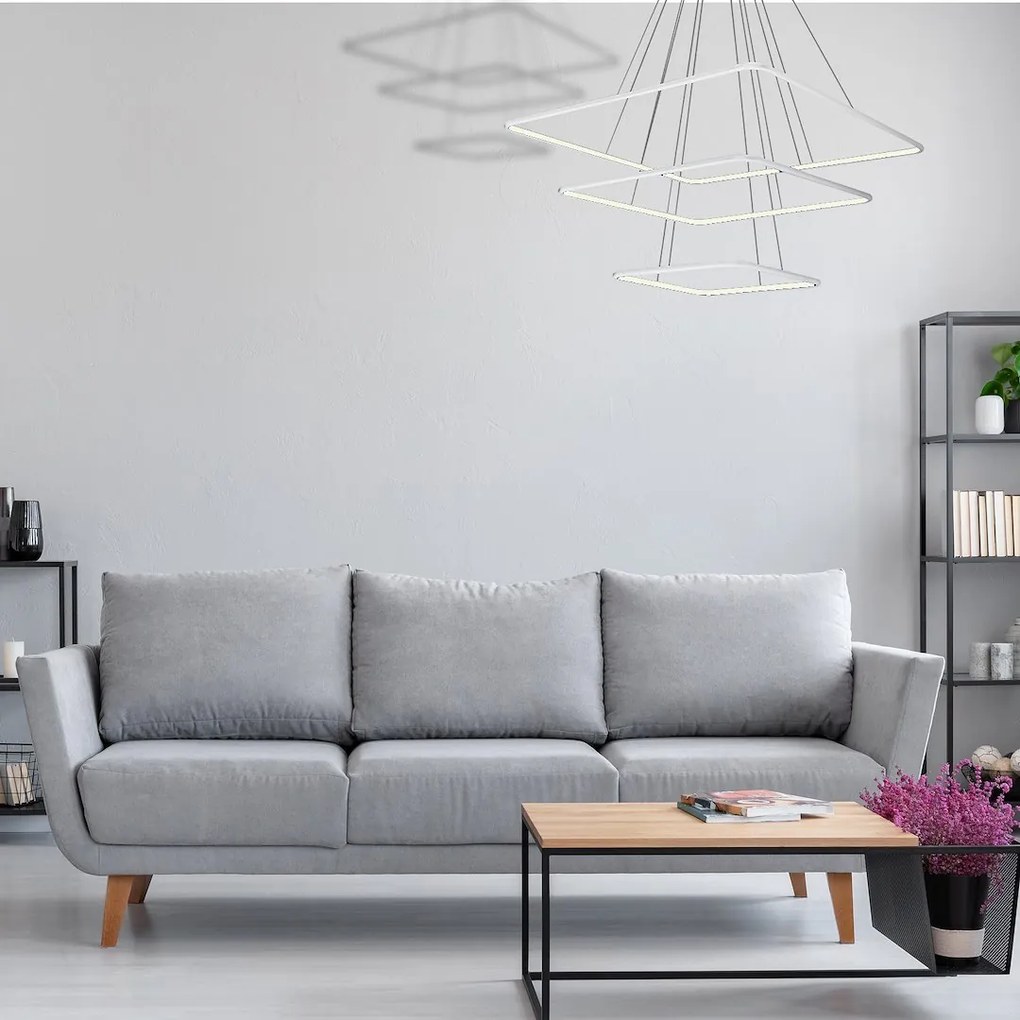 Závesné LED svietidlo Nix, 3x LED 117w, 3000k, w