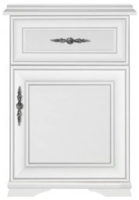 Skriňa KENTAK 1D1SL/P, alpská biela