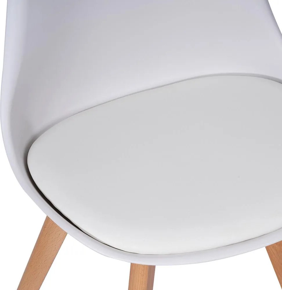 Set - 4 ks Jedálenské stoličky AVENBERG SKANDI biela