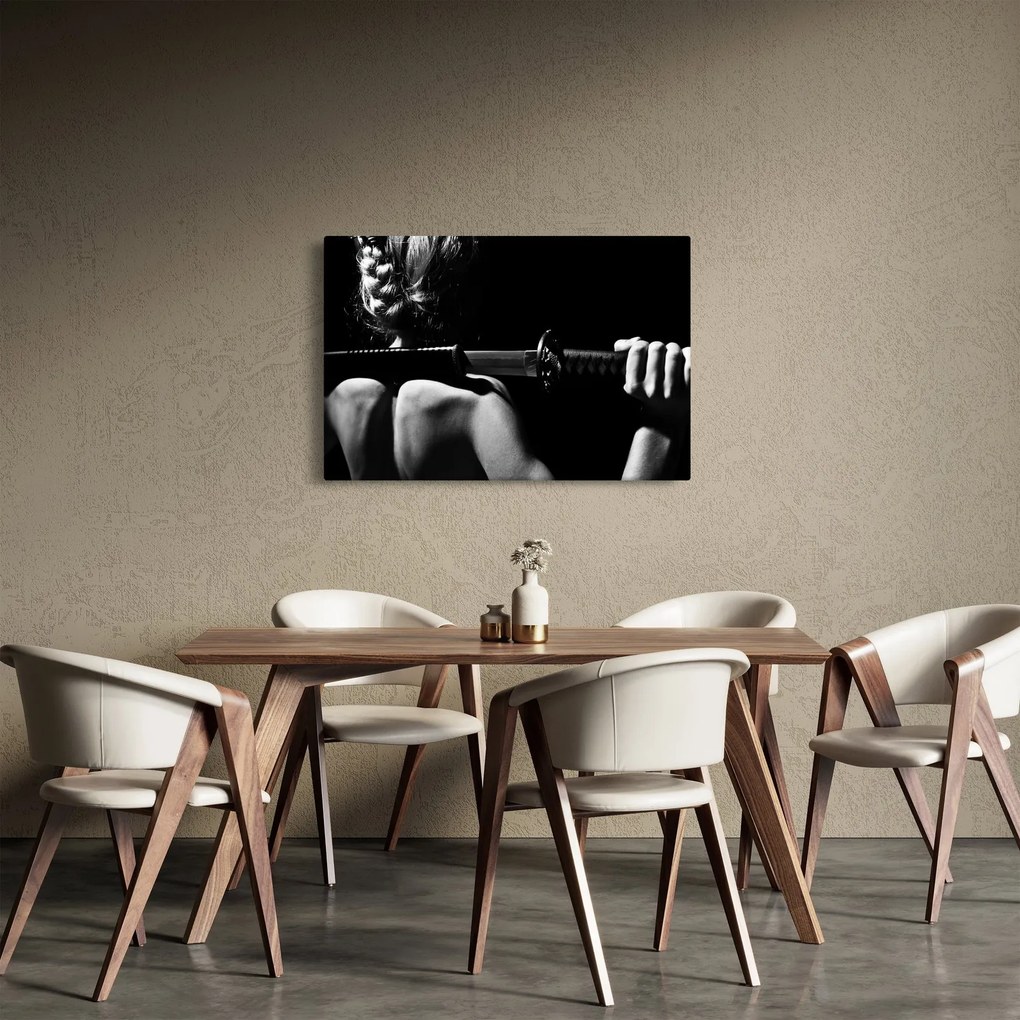 Obraz - Žena s mečom (90x60 cm)