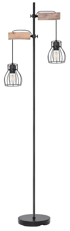 Globo 15326-2SN - Stojacia lampa MINA 2xE27/40W/230V