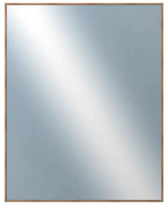 DANTIK - Zrkadlo v rámu, rozmer s rámom 40x50 cm z lišty Hliník wenge (7273515)