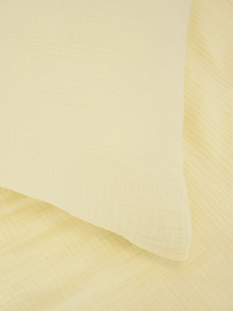 Mušelínové obliečky – Alexia pastelovo žltá