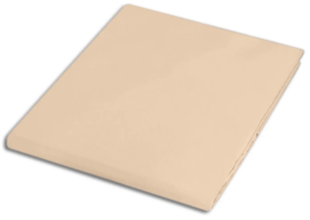 SATÉNOVÉ PRESTIERADLO 160X200 CM SVETLOBÉŽOVÉ