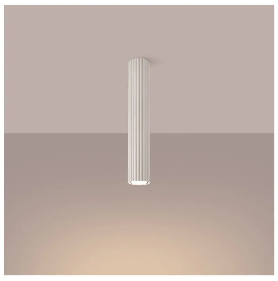 Krémovobiele bodové svietidlo Gleam – Sollux