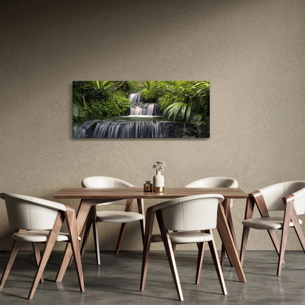 Obraz - Vodopády (120x50 cm)