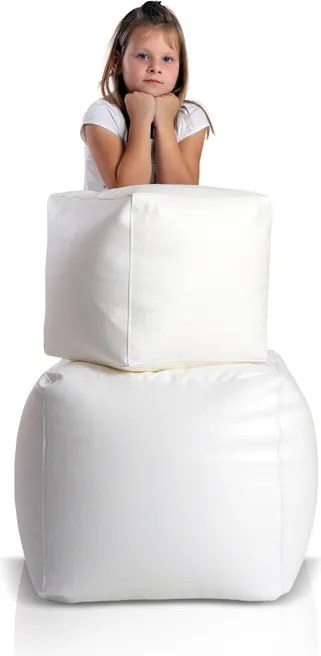 INTERMEDIC Sedací Vak Cube L 150L Farba: E12 - Hnedá svetlá (Ekokoža)