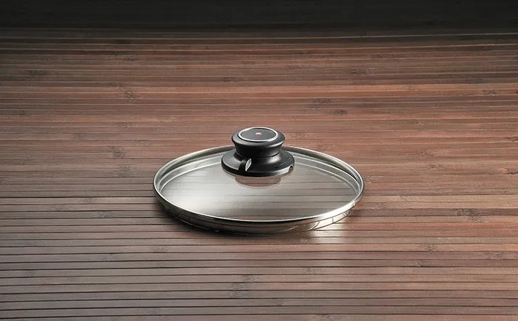 SWISS DIAMOND, PEL18, Sklenená pokrievka s nastaviteľným ventilom s priemerom 18 cm