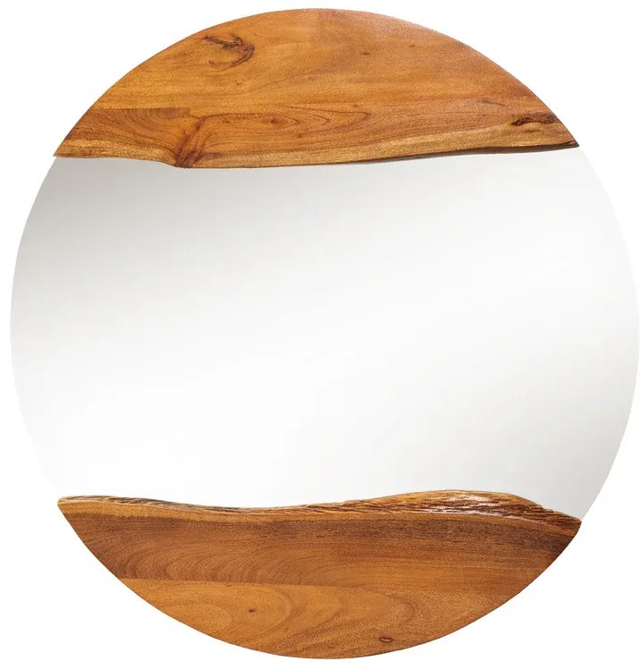 Zrkadlo EDGE 100 cm z akáciového dreva